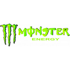 Наклейка на авто Monster Energy версия 2 полноцветная