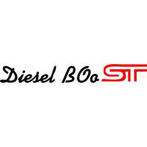 Наклейка на авто  Diesel BOoST