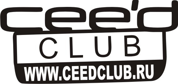 Sw club. Ceed Club наклейка. Ceed JD Club наклейка. Ceed надпись.