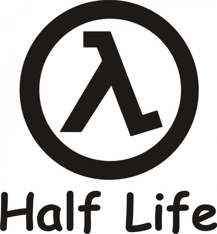Наклейка на авто Half Life logo.