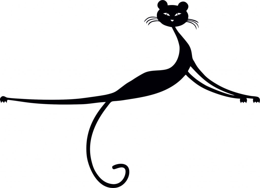 Черная кошка линии