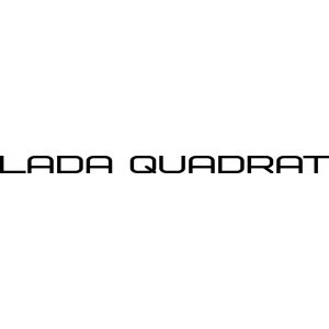 Наклейка на авто Lada Quadrat