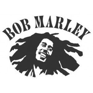 Наклейка на авто Bob Marley