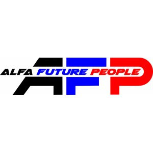 Наклейка на авто Alfa future people версия 2