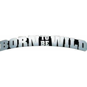Наклейка на авто Born to be wild. Рожден быть диким. Полноцветная