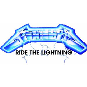Наклейка на авто Metallica Ride the lightning полноцветная