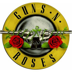 Наклейка на авто Guns N' Roses версия 2 полноцветная
