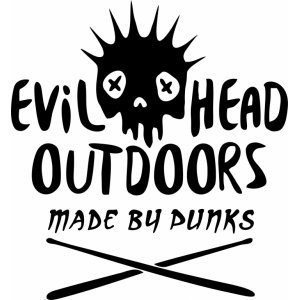 Наклейка на авто EVILHEAD outdoors logo