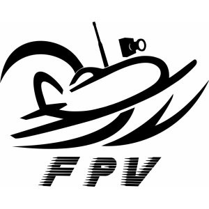 Наклейка на авто F.P.V. First Person View. Вид от первого лица. Квадрокоптер