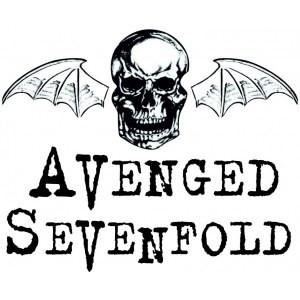 Наклейка на авто Avenged Sevenfold. Отомщенный Семикратно. Рок. Крылатый череп