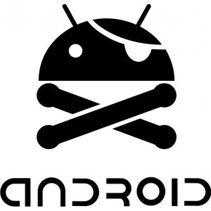 Наклейка на авто Android, Андроид версия 1