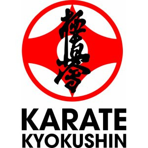 Наклейка на авто KARATE Kyokushin. Канку (Kanku) и иероглиф