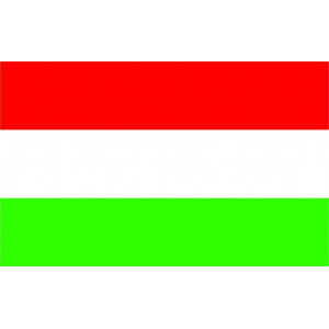 Наклейка на авто Флаг Венгрии. Hungary