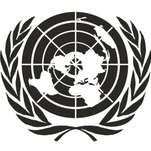 Наклейка на авто ООН, Общество объединенных наций, UN United Nationalities