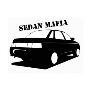 Наклейка на авто SEDAN MAFIA 2110