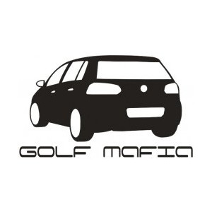 Наклейка на авто GOLF 6 MAFIA