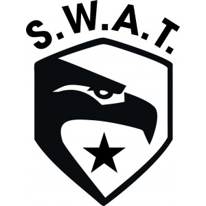 Наклейка на авто G.I. Joe Бросок кобры logo. S.W.A.T