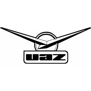 Наклейка на авто UAZ. УАЗ logo версия 2