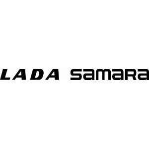 Наклейка на авто Lada (Лада) Samara