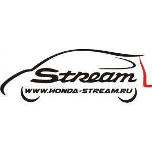 Наклейка на авто Honda Stream Хонда версия 1