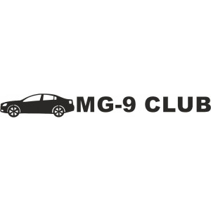 Наклейка на авто Galant MG9 club