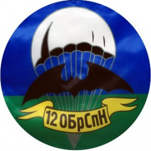 Наклейка на авто 12 ОБРСПН отдельная бригада специального назначения