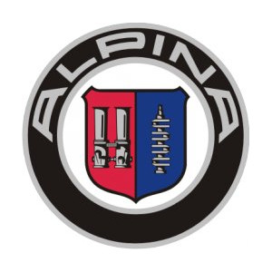 Наклейка на авто Alpina
