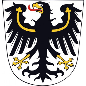 Наклейка на авто Герб Восточной Пруссии, Тевтонский орел