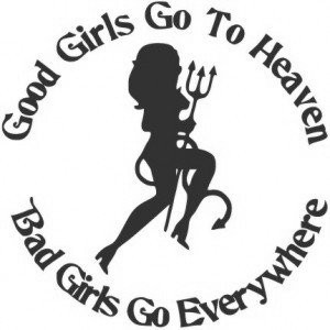 Наклейка на авто Good Girls GTH