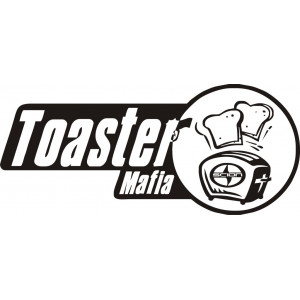 Наклейка на авто Toastermafia - toaster