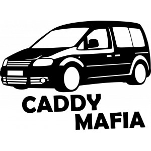 Наклейка на авто Caddy Mafia