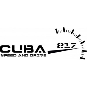 Наклейка на авто Cuba Speed and Drive 217