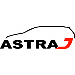 Наклейка на авто Astra J