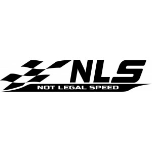 Наклейка на авто NLS Not Legal Speed