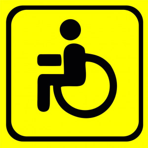 Наклейка на авто Инвалид Знак