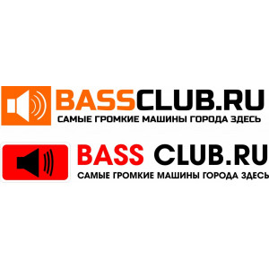 Наклейка на авто Bass Club ru