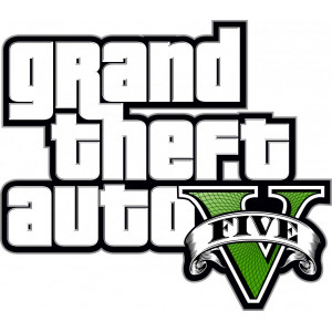Наклейка на авто Grand Theft Auto 5. GTA