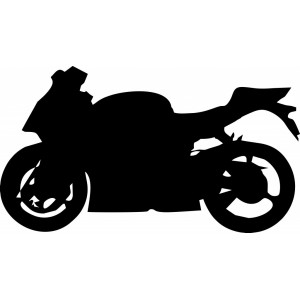 Наклейка на авто Мотоцикл