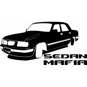 Наклейка на авто GAZ Mafia версия 3