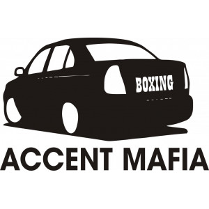 Наклейка на авто Accent Mafia