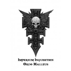 Наклейка на авто  Warhammer 40k- Имперская Инквизиция Ордо Маллеус