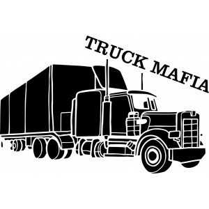 Наклейка на авто Трак Мафия версия 1. Truck mafia