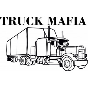 Наклейка на авто Трак Мафия версия 2. Truck mafia