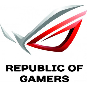 Наклейка на авто Republic of gamers. Республика Геймеров. Полноцветная