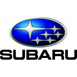 Наклейка на авто SUBARU logo. Логотип Субару и надпись
