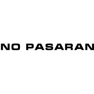 Наклейка на авто NO PASARAN