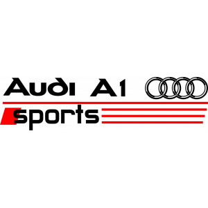 Наклейка на авто Audi A1 Sports
