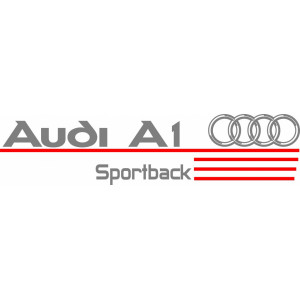 Наклейка на авто Audi A1 Sports версия 2
