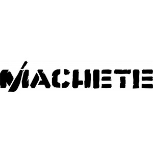 Наклейка на авто Machete версия 1