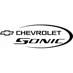 Наклейка на авто Chevrolet sonic версия 1